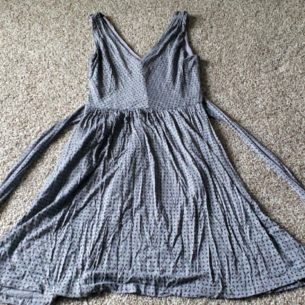 Loft belted jersey dress